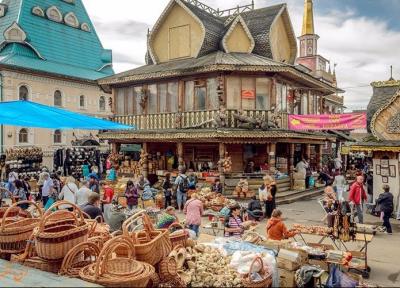 بازار ایزمایلوفسکی، عظیم ترین و قدیمی ترین مرکز خرید سنتی در مسکو